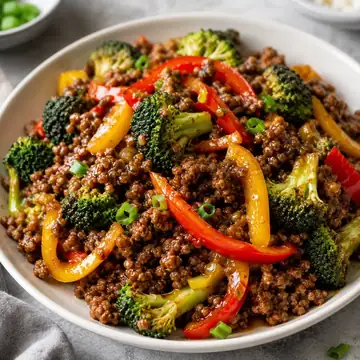 Strict Keto Ground Beef Stir-Fry